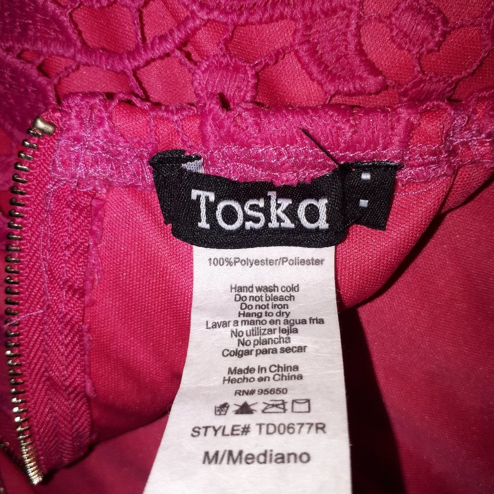 Pink Openwork Dress - Picture 6 of 6